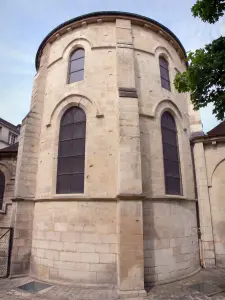 Wijk Quartier latin - Koorafsluiting van Saint-Julien-le-Pauvre kerk