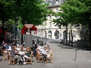 Wijk Quartier latin - Cafe Terras Place de la Sorbonne