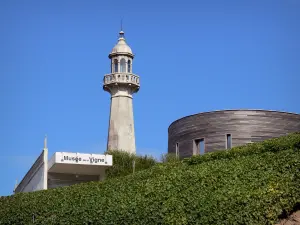 Wijnstreek van de Champagne - Verzenay Lighthouse, Wijngaard Museum, in het Regionale Natuurpark van de Montagne de Reims