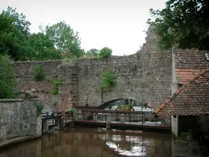 Wissembourg - Lauter river and ramparts of the old town