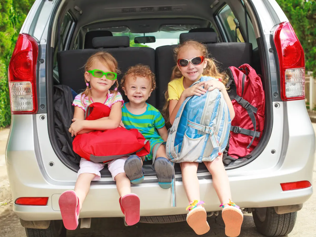 Partir avec des enfants