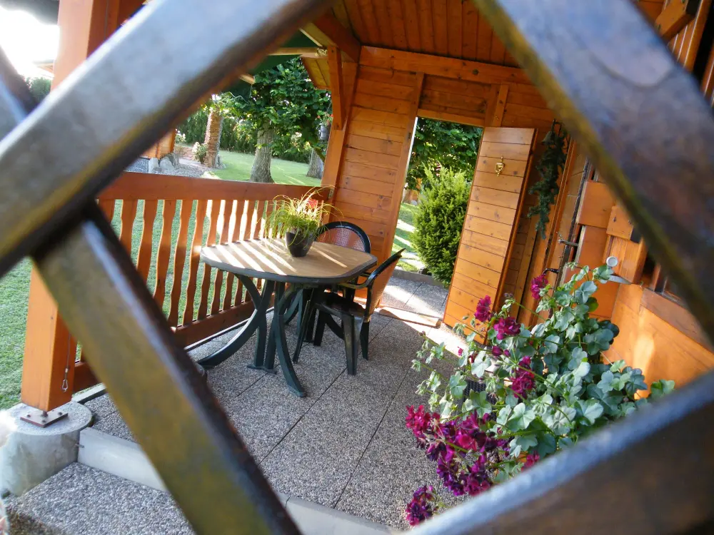 Chalet au sud de l'Alsace avec Jacuzzi - Terrasse 1