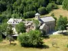 L'abbaye de Boscodon - Vue sur l'abbaye de Boscodon