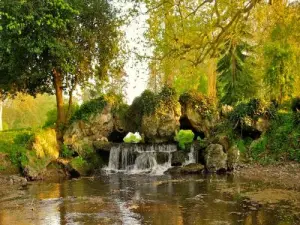 Cascade eighteenth century castle park Acquigny