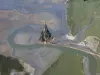 Veduta aerea di Mont Saint-Michel
