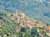 Le Bar-sur-Loup, von der Straße aus gesehen Gourdon (© Jean Espirat)