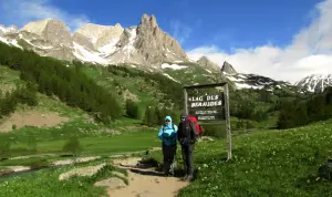 Signage for Lake Béraudes