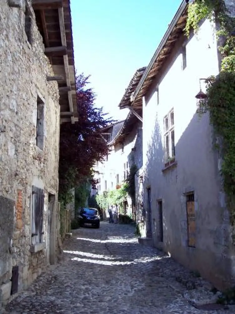 La Dombes - Pérouges - Une ruelle (© Jean Espirat)