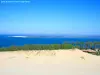 La dune du Pilat - Panorama sur le cap Ferret (© Jean Espirat)