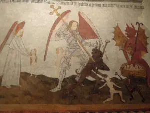 San Miguel matando al dragón