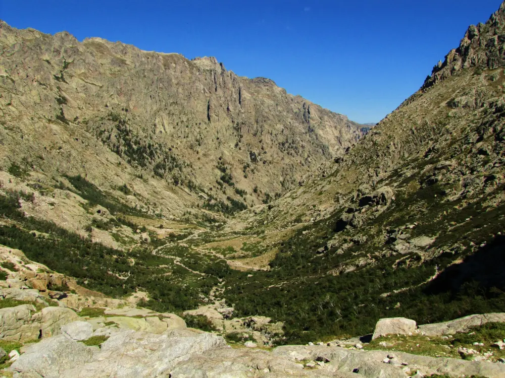 Les gorges de la Restonica - Magnifique vallée de la Restonica - Chemin parcouru