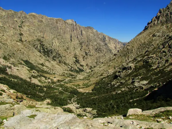 Magnifique vallée de la Restonica - Chemin parcouru