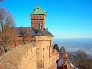 Haut-Koenigsbourg seen the great bastion