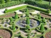 Geometrische parterre en vormsnoeien van het kasteel van de Grand Jardin