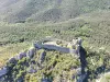 Luchtfoto van het kasteel