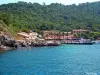 Port Cros vu du bateau (© Jean Espirat)