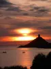 Les îles Sanguinaires - Coucher de soleil sur les Sanguinaires