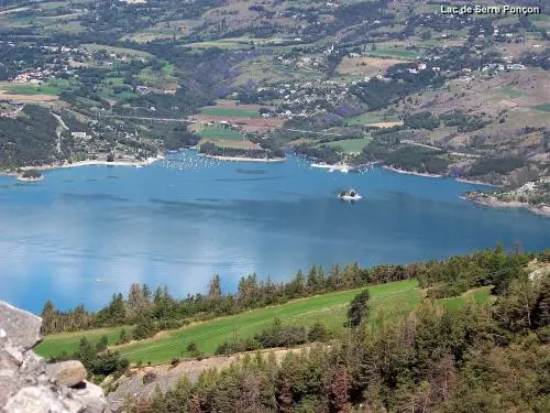 Le lac de Serre-Ponçon - Rive Nord du lac (© Jean Espirat)