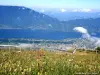 Aix-les-Bains e o lago, visto de Revard (© Jean Espirat)