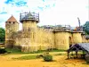 Die mittelalterliche Baustelle von Guédelon - Schloss Guédelon im Jahr 2023 (© JE)