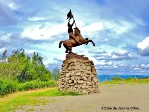 Statue de Jeanne d'Arc - Sommet Ouest du Ballon d'Alsace (© J.E)