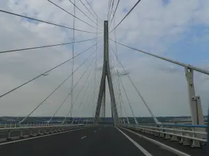 Le pont de Normandie (© Frantz)