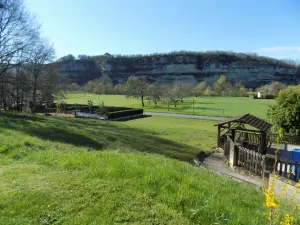 Landscape of La Roque-Saint-Christophe