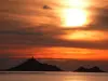 The Bloody Islands bij zonsondergang