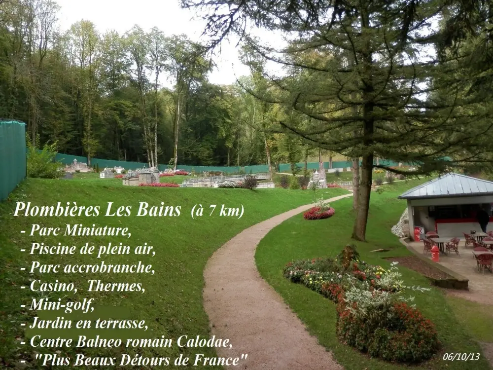 Les stations thermales des Vosges - Parc miniature de Plombières-les-Bains