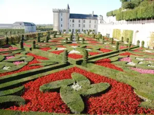 Villandry Gardens te zien in elk seizoen