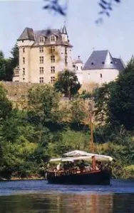 Castello di Fayrac e gabarre