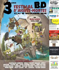 Cartel del festival de la historieta.