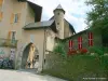 Enter medieval town of Conflans