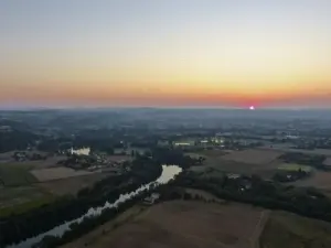Albi from a hot air balloon