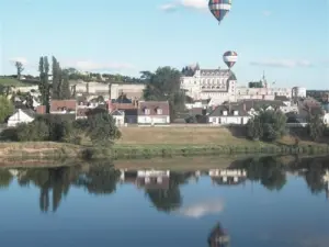 Survol d'Amboise en montgolfière