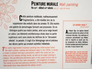 Informatie over de muurschildering (© J.E)