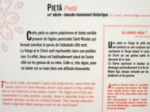 Informatie over de Pietà (© J.E)