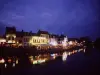 Quartier Saint-Leu de nuit (© Amiens Métropole)