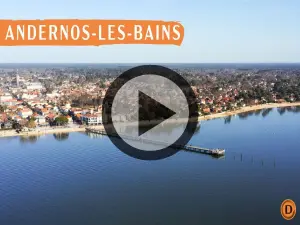 Andernos-les-Bains uitzicht op de lucht