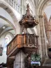 Andlau - Chaire de l'église (© J.E)