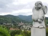 Andlau - Le moine veille sur le village touristique d'Andlau