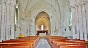 The interior of Notre-Dame church