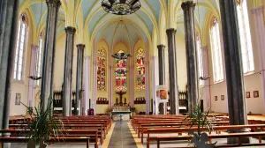 Het interieur van de kerk van St. Martin