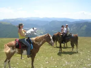 Balade à cheval à partir de Vérimande