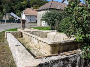 Fontaine-lavoir-abreuvoir de la mairie - Tournedoz (© J.E)