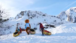 Snowtubing, hiver à Piau (© piauengaly)