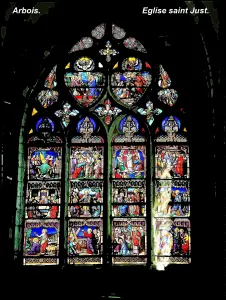 Coro de la Iglesia vidriera Saint-Just (© Jean Espirat)