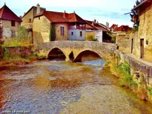 De oude brug over de Cuisance (© Jean Espirat)
