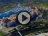 Vue du ciel du port d'Argelès-sur-Mer