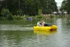 ノアの湖で水上自転車